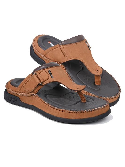VENTO Genuine Leather Thong Slippers for Men | BF-3002