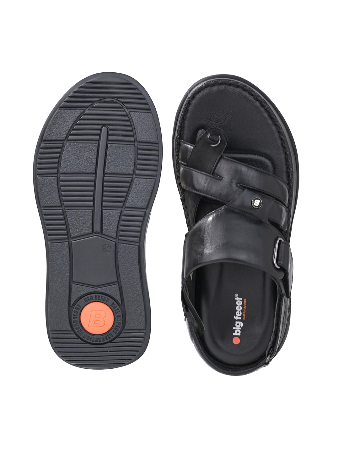 VENTO Genuine Leather Thong Slippers for Men | BF-3003