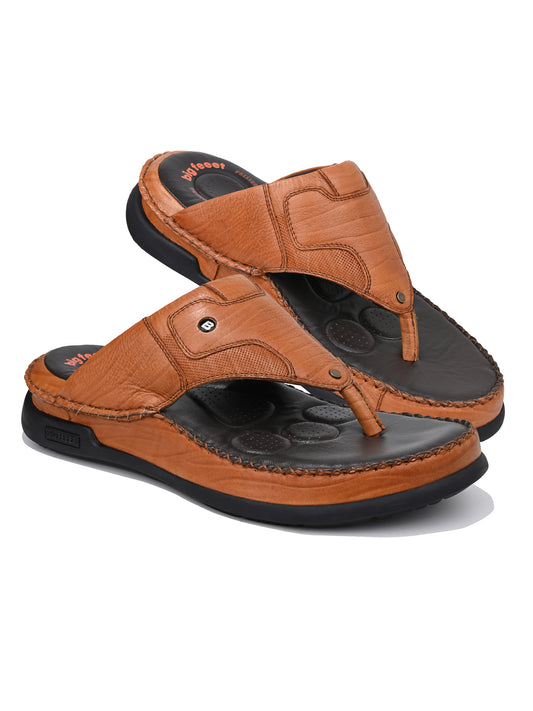 VENTO Genuine Leather Thong Slippers for Men | BF-3005