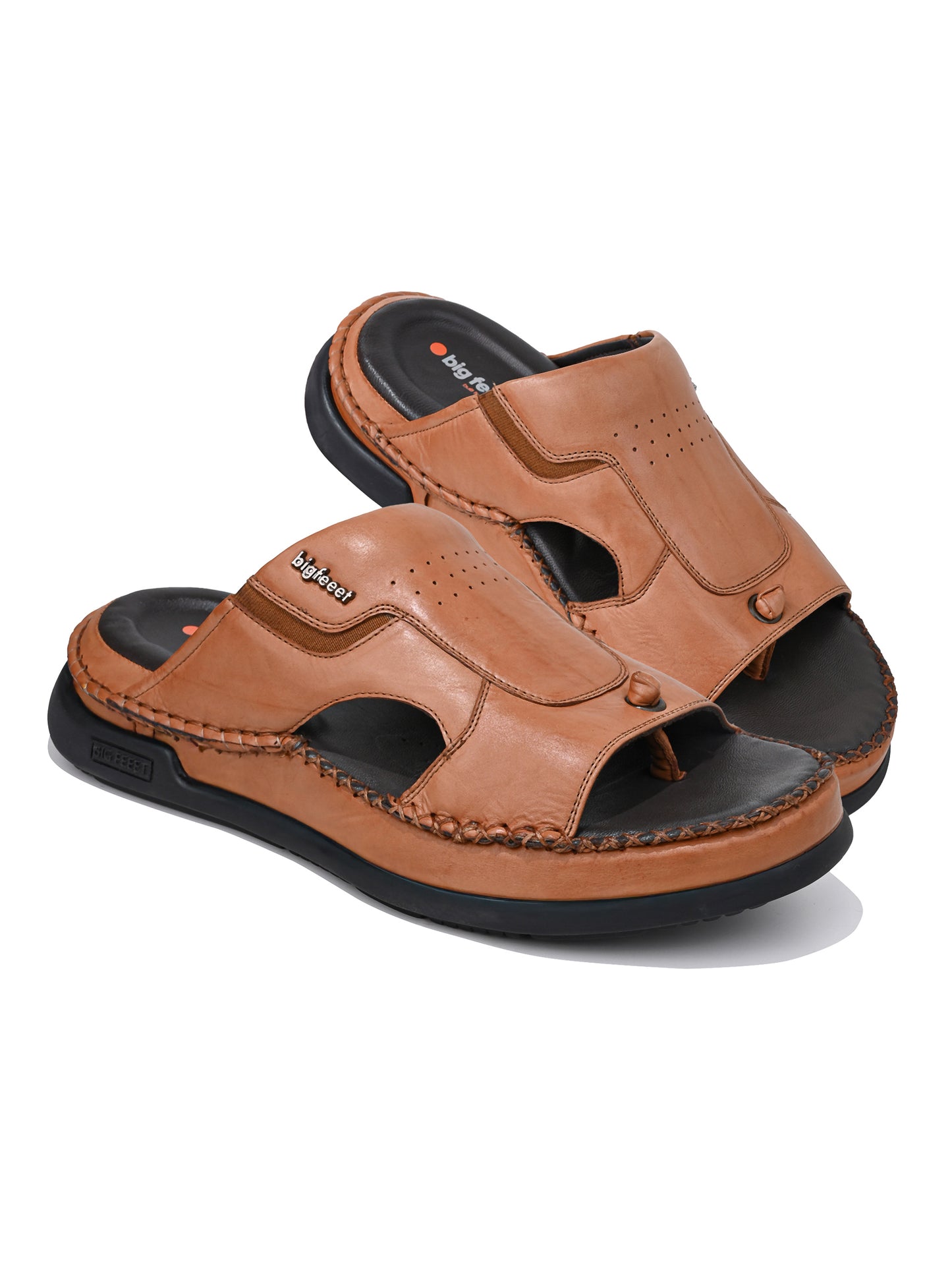 VENTO Genuine Leather Thong Slippers for Men | BF-3001