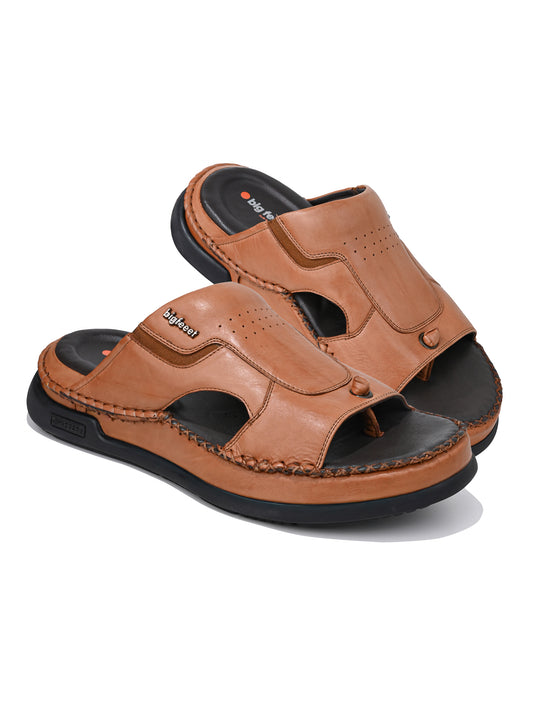 VENTO Genuine Leather Thong Slippers for Men | BF-3001