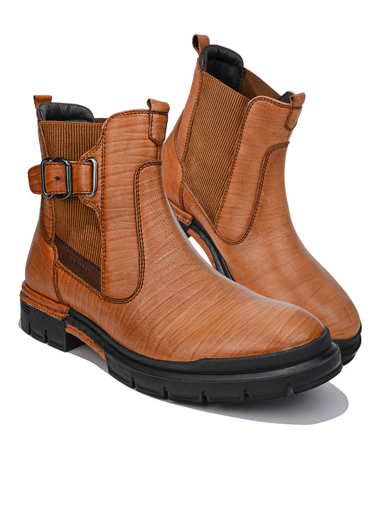 FORTE Genuine Leather Chelsea Boots for Men | BF-1002