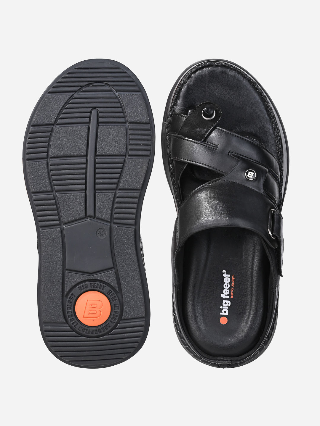 VENTO Genuine Leather Toe loop slippers for Men  | BF-3025