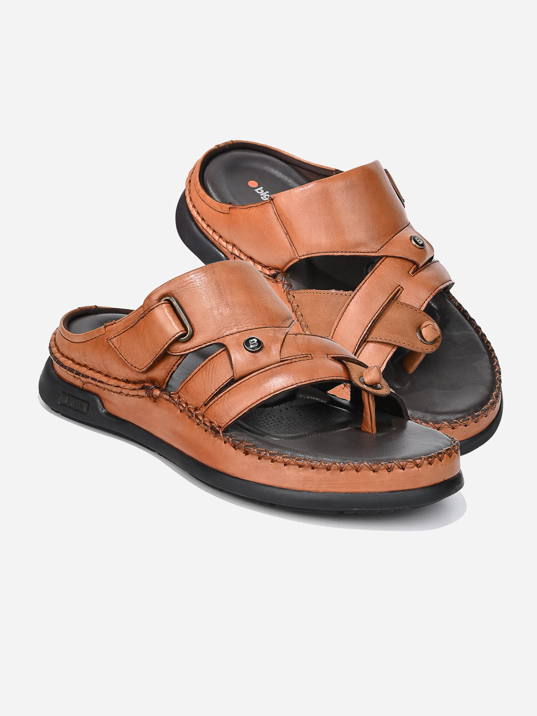 VENTO Genuine Leather Toe loop slippers for Men  | BF-3025