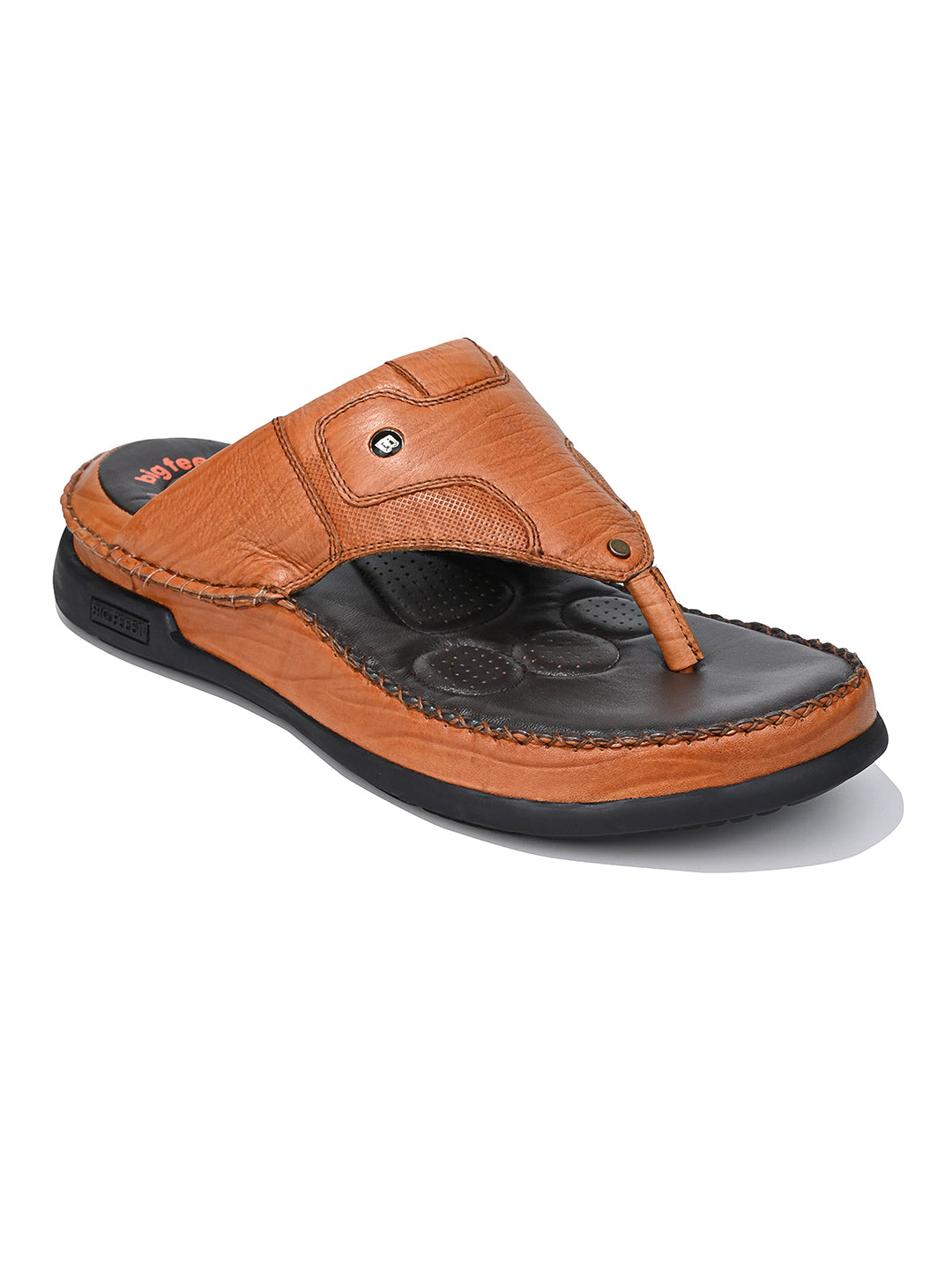 VENTO Genuine Leather Thong Slippers for Men | BF-3005
