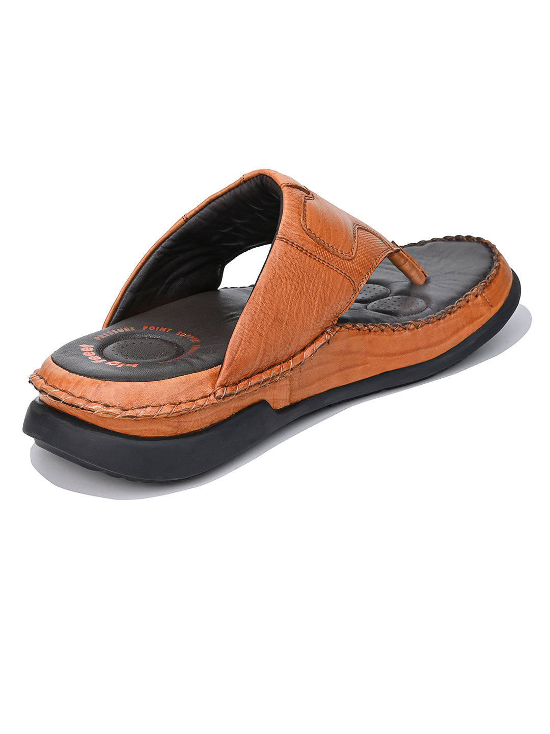 VENTO Genuine Leather Thong Slippers for Men | BF-3005