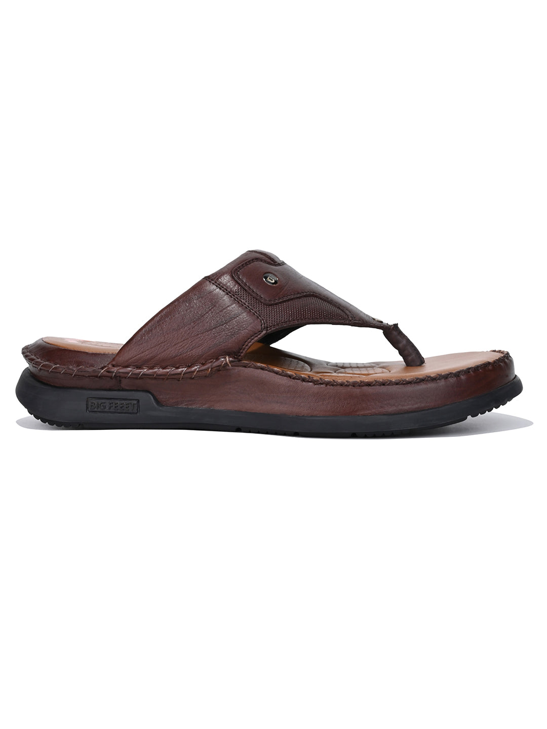 VENTO Genuine Leather Thong Slippers for Men | BF-3005