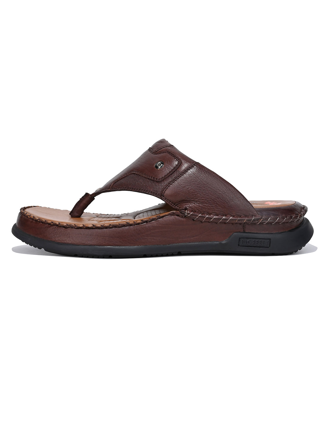 VENTO Genuine Leather Thong Slippers for Men | BF-3005