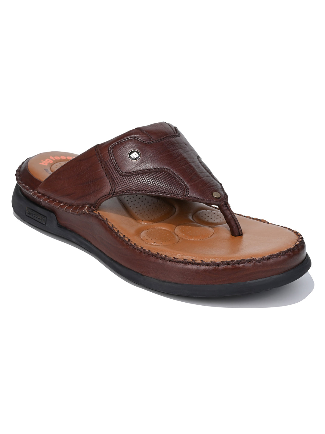 VENTO Genuine Leather Thong Slippers for Men | BF-3005
