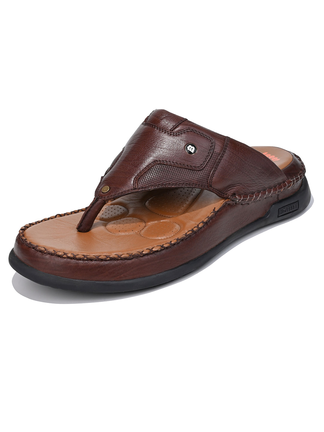 VENTO Genuine Leather Thong Slippers for Men | BF-3005