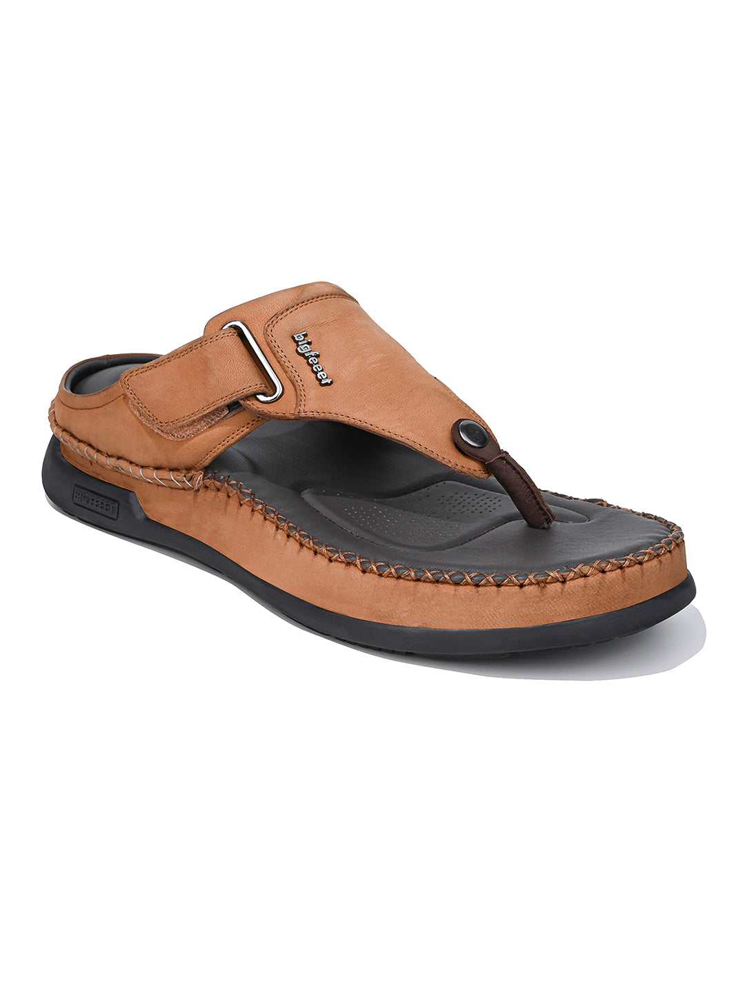 VENTO Genuine Leather Thong Slippers for Men | BF-3007