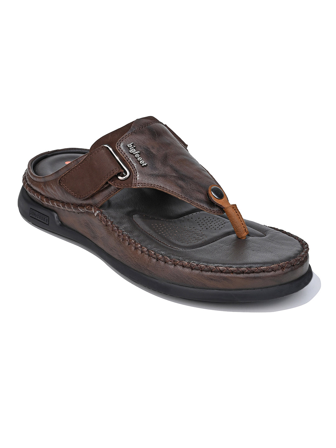 VENTO Genuine Leather Thong Slippers for Men | BF-3006