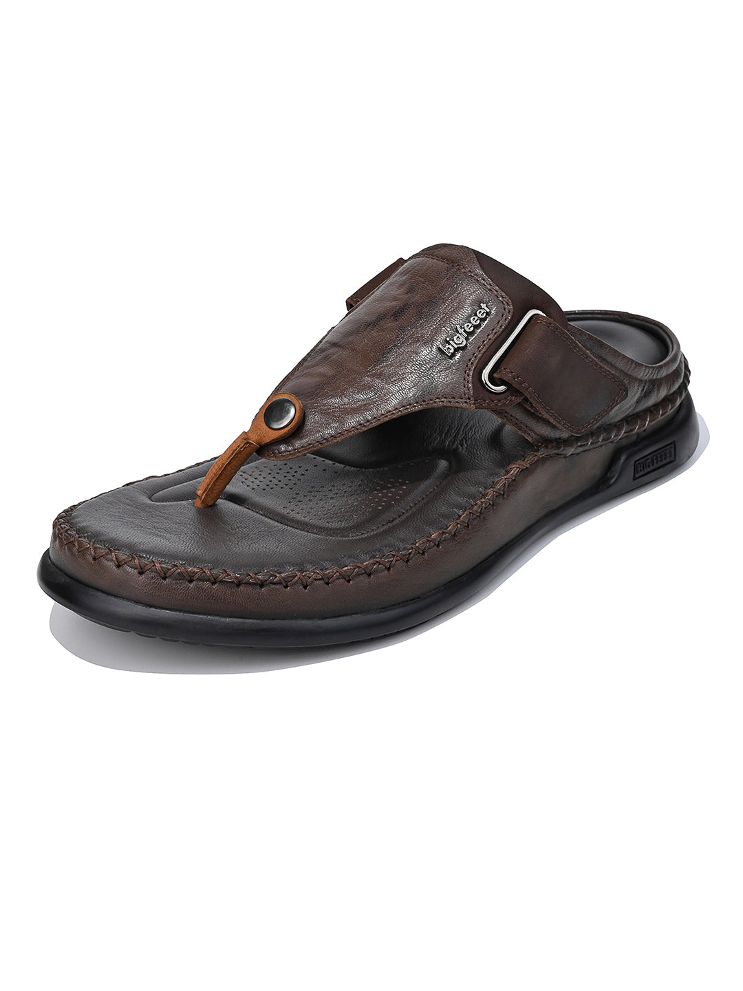 VENTO Genuine Leather Thong Slippers for Men | BF-3006