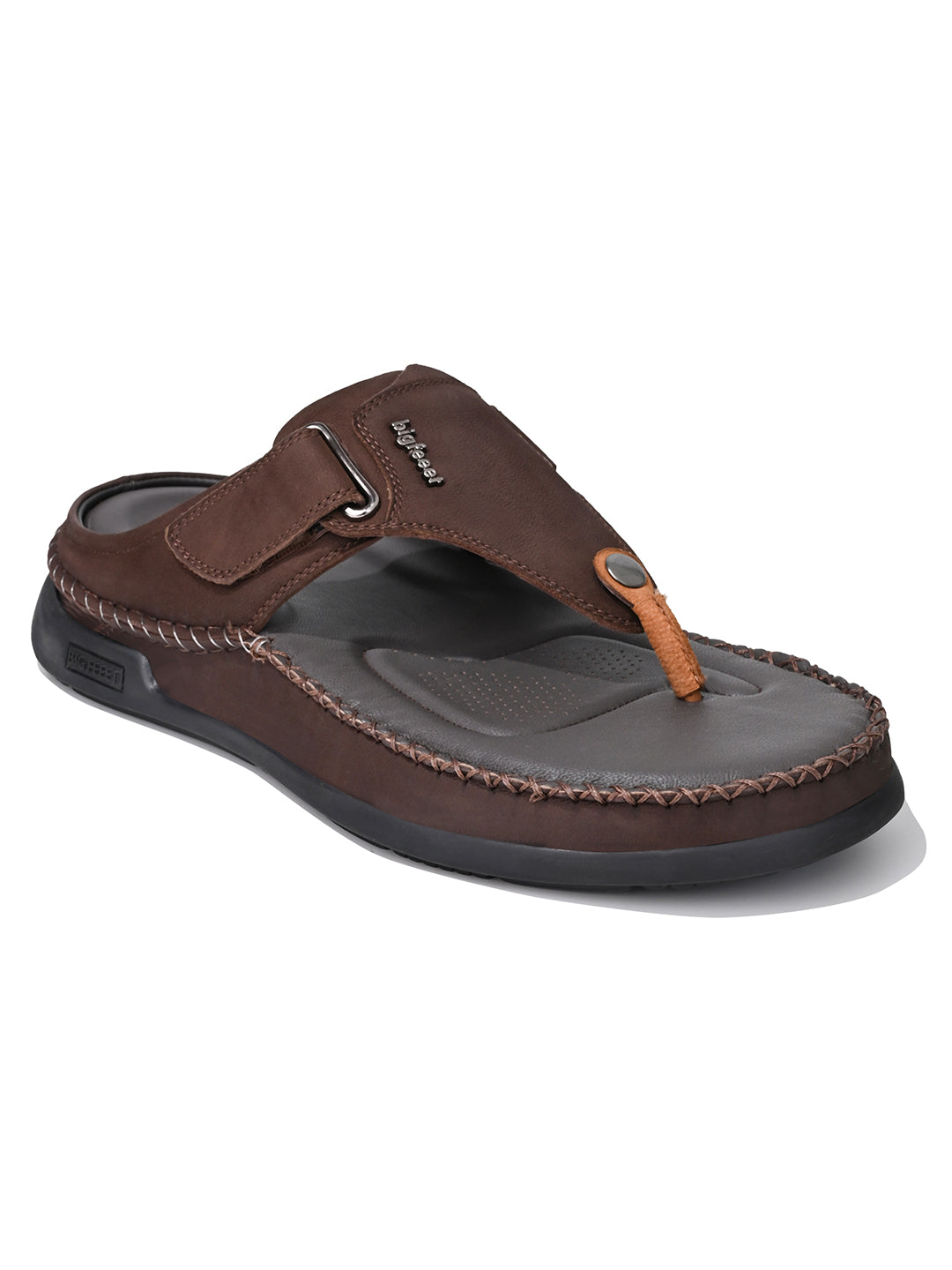 VENTO Genuine Leather Thong Slippers for Men | BF-3007